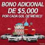 Promoción Mundialista Kia: Bono de $5,000 por cada gol de la selección