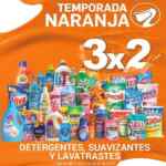 Ofertas Temporada Naranja 2018: 3x2 en detergentes, suavizantes y lavatrastes