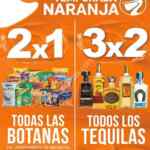 Ofertas Temporada Naranja 2018: 2x1 en todas las botanas y 3x2 en todos los tequilas