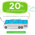 Código Reservamos de 20% de descuento en boletos de autobús con Banorte