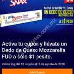 Cupón 7-Eleven de Fud Snax Dedos de Queso a $1 peso
