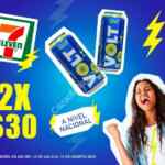 En 7-Eleven 2 bebidas energéticas Volt por $30 pesos