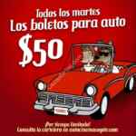 En Autocinema Coyote boletos para auto a sólo $50 los martes