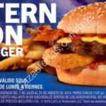 En Carls Jr hamburguesa Wester Bacon con queso + papas a $79 de lunes a viernes