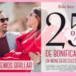 En Cristal Joyas 25% de bonificación en monedero solo hoy 4 de julio