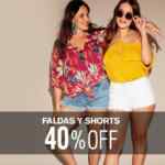 En Express 40% de descuento en faldas y shorts esta semana