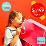 En Promoda playeras para niños y niñas una por $59 y 5 por $199