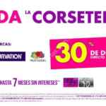 En Suburbia 30% de descuento directo en corsetería de marcas participantes