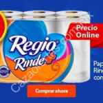 En Walmart.com.mx 3x2 en papel de baño Regio Rinde+ 12 rollos