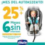 Mes del autoasiento Chicco: 25% de descuento en autoasientos