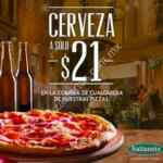 Noches all'Italiana Italianni's: Cervezas a sólo $21 en la compra de pizza después de las 6:00pm con Wow Rewards