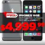 Oferta de la semana Gamers en celulares: iPhone 6 de 16GB remanufacturado a $4,999