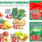 Ofertas HEB en frutas y verduras 7 Días de precios bajos del 10 al 16 de julio 2018