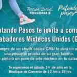 Personalización con arte mixteco en tenis Converse en compras dentro de Plaza Satélite