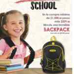 Promoción Ferrioni Back to School: Mochila a $329 si compras $1500 en tienda