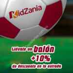 Promoción Kidzania: Compra tu entrada online y llévate 10% de descuento + balón de regalo