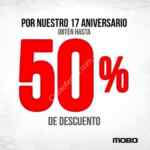 Promoción Mobo 17 aniversario: Hasta 50% de descuento