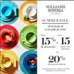 Summer Sale Williams Sonoma: Hasta 20% de descuento directo ó 15% + 15 msi