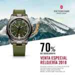 Venta Especial Victorinox: hasta 70% de descuento en relojes