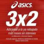 Rebajas Asics de 3x2 y 30% de descuento en artículos seleccionados