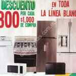Promoción Julio Regalado 2018: $300 de descuento por cada $1000 de compra en toda la línea blanca