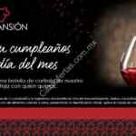 Promoción La Mansión Cumpleañeros: Botella de vino de cortesía durante el mes de tu cumpleaños
