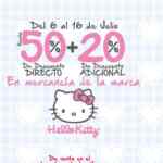 En Sears hasta 50% de descuento + 20% adicional en mercancía Hello Kitty