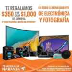 Ofertas Temporada Naranja 2018: $350 de descuento por cada $1,000 en electrónica y foto