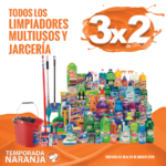 Promociones Temporada Naranja 2018: 3x2 en limpiadores multiusos y jarciería