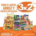 Promoción Temporada Naranja 2018: 3x2 en aceite, arroz y frijoles empacados
