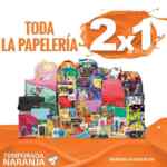 Promoción Temporada Naranja 2018: 2x1 en papelería
