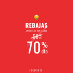 Rebajas Forever 21: Ahora hasta 70% de descuento