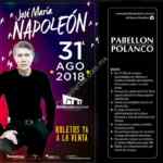 Boletos gratis para el concierto de Napoleon con tus compras en Pabellón Polanco