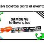 Compra una tablet en la Samsung Store y llévate de regalo 4 boletos para los Kids Choice Awards en el Auditorio Nacional