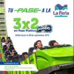 Cupón La Feria de Chapultepec de 3x2 en Pase Platino con Tag Pase