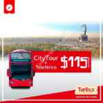 Cupón Turibus Puebla City Tour + teleférico a sólo $115