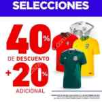 En Martí hasta 50% de descuento + 20% adicional en jerseys de selecciones y clubes de futbol
