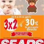 En Sears 3x2 en ropa para bebés o 30% de descuento