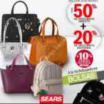En Sears hasta 50% de descuento en bolsas + 20% adicional a lo ya rebajado