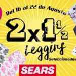 En Sears segundo a mitad de precio en leggings 4 Teens