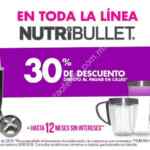 En Suburbia 30% de descuento en toda la línea Nutribullet