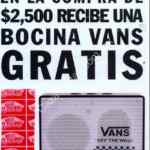 En tiendas Vans llévate una bocina edición especial de regalo en compras de $2500 o más