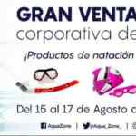 Gran Venta Corporativa Aquazone: Llévate productos de natación desde $40 pesos