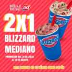 Nuevos cupones Dairy Queen: 2x1 en blizzard mediano y 2 especialidades por $79