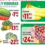 Ofertas HEB en frutas y verduras 7 Días de Precios Bajos 14 al 20 de agosto 2018
