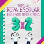 Ofertas Julio Regalado 2018: 3x2 en ropa escolar y uniformes