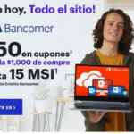 Promoción Best Buy BBVA Bancomer: $150 en cupones por cada $1,000 + 15 MSI en toda la tienda