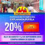 Promoción Juguetibici Explanada Puebla: 20% en monedero en toda la tienda por inauguración