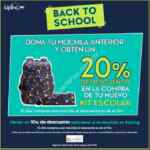 Promoción Kipling Back to School: Dona tu mochila anterior y obtén un 20% de descuento en tu kit escolar