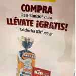 Promoción Oxxo salchichas Kir GRATIS en la compra de un pan Blanco Bimbo